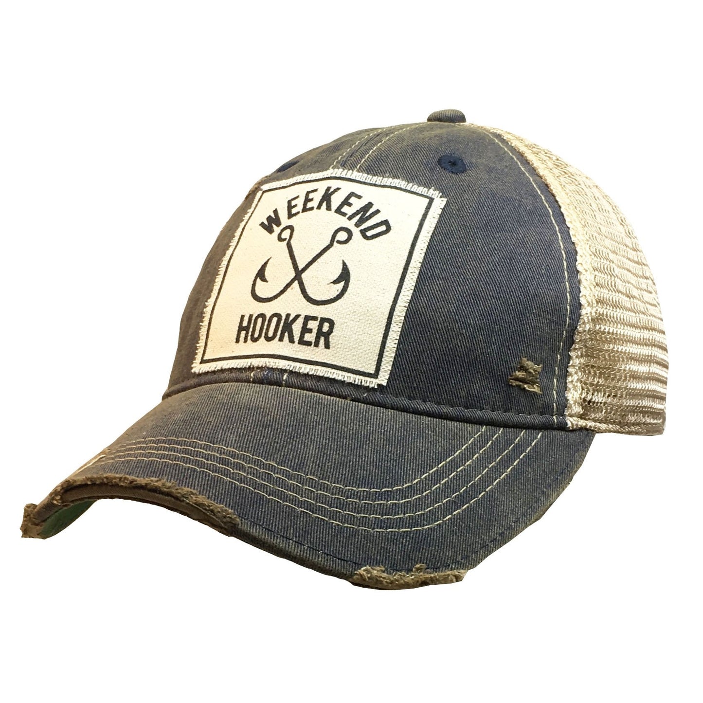 Weekend Hooker Trucker Hat- Black