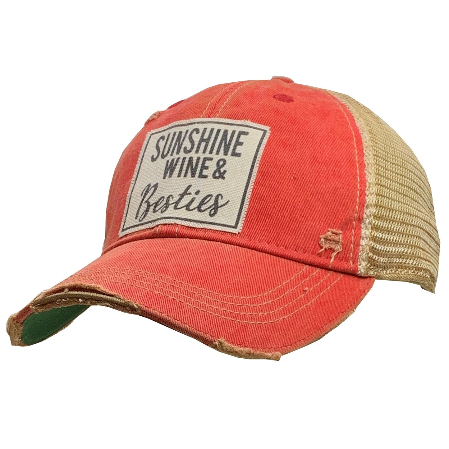 Sun Wine & Besties Trucker Hat