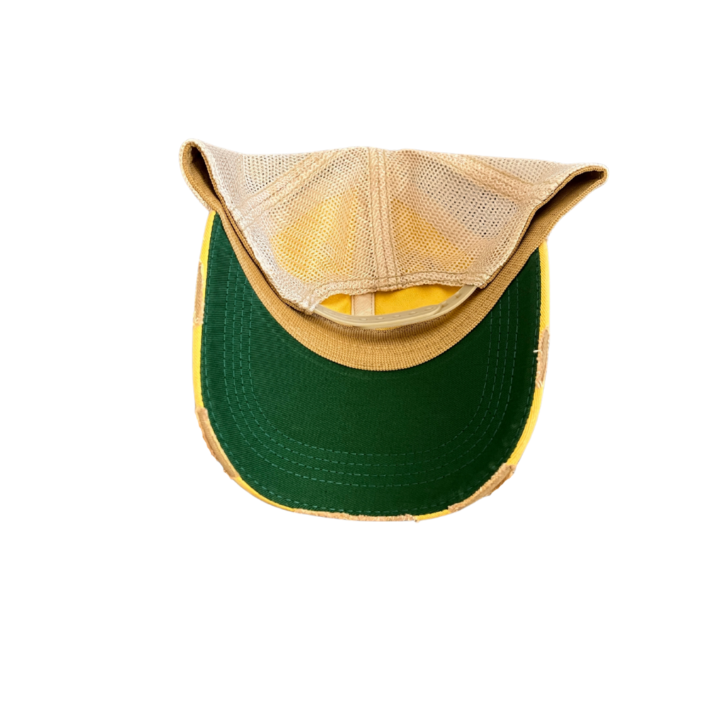 Sunshine & Whiskey Trucker Hat- Yellow