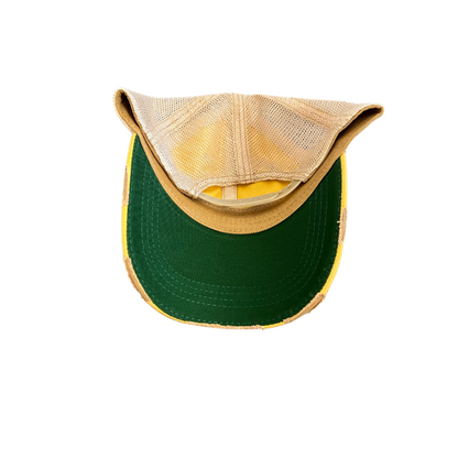 Sunshine & Whiskey Trucker Hat- Yellow